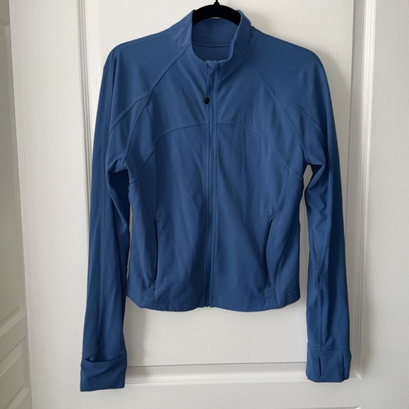 lululemon athletica Jackets & Blazers - Lululemon Nulu Cropped Define Jacket - Denim